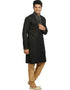 Black Kurta Zari Brocade Chudidaar Closure View