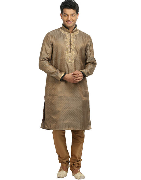 Peru Kurta Zari Brocade Chudidaar