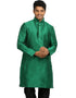 Green Kurta Art Silk Chudidaar