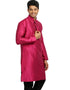 Pink Kurta Art Silk Chudidaar Closure View