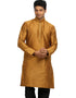 Gold Kurta Art Silk Chudidaar