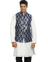 Blue Jacket Zari Brocade NA
