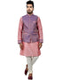 Cameo Pink Kurta Art Silk Chudidaar