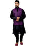 Black Kurta Art Silk Chudidaar