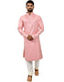 Cotton Candy Kurta Brocade Silk Chudidaar