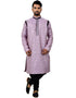 Lavender Kurta Cottan Silk Chudidaar