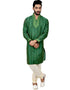 Green Kurta Ghiccha Silk Chudidaar