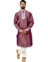 Rosy Brown Kurta Art Silk Chudidaar