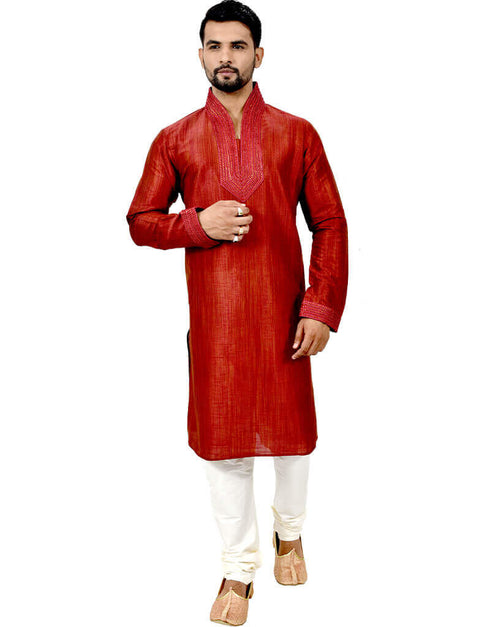Blue Kurta Ghiccha Silk Chudidaar