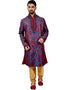 Multi Kurta Brocade Silk Chudidaar