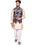 Beige Kurta Art Silk Chudidaar
