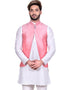 Off White Kurta Art Silk Chudidaar Closure View