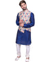 Blue Kurta Ghiccha silk Chudidaar