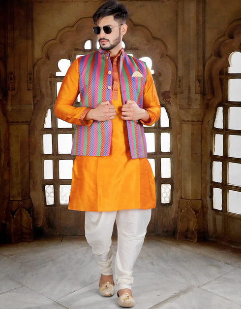Merigold Kurta Art Silk Chudidaar