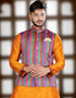 Merigold Kurta Art Silk Chudidaar Closure View