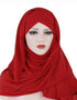 Full Cover Jersey Hijab Clothing - 3 Cross Layers