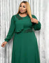 Dashiki African Maxi Dress Long Sleeve Elegant Ladies Clothes 2022