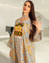 Jacquard Cotton Embroidered Traditional Long Arab Dress