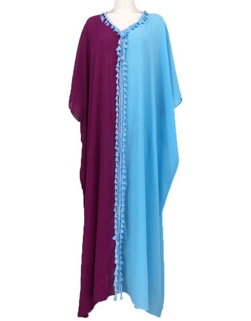 Latest Blue & Purple Dubai Abaya
