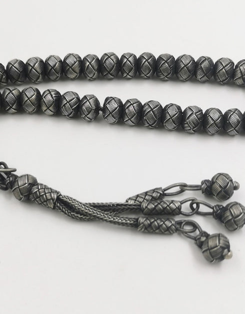 100% Real 1000 sterling silvers luxury Muslim prayer beads for men