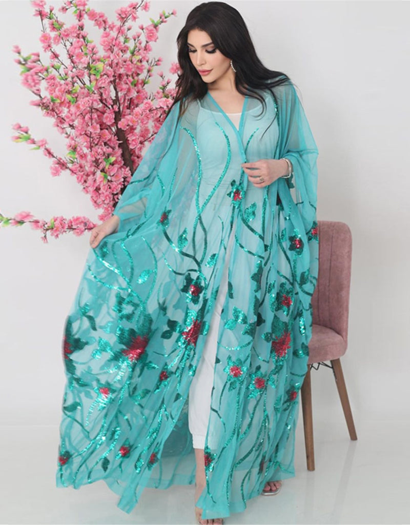 Mesh Dress Dubai Muslim Muslim Wear main image 0