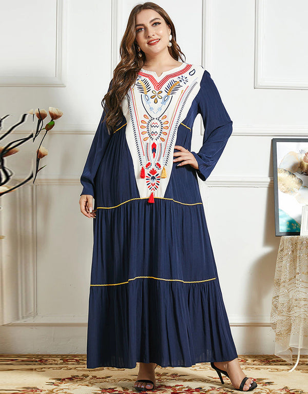 Modest Plus Size Long Dress for Women