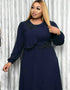 Dashiki African Maxi Dress Long Sleeve Elegant Ladies Clothes 2022