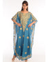 Chic Firozi Georgette Hand Zari Embroidery Farasha