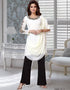 Islamic White Georgette Salwar Kameez