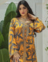 Printed Jalabiya Women Long Arabic Dress For women