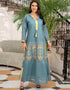 Embroidered Arabic Dress Caftan Party Evening Abaya