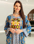 Jacquard Cotton Embroidered Traditional Long Arab Dress