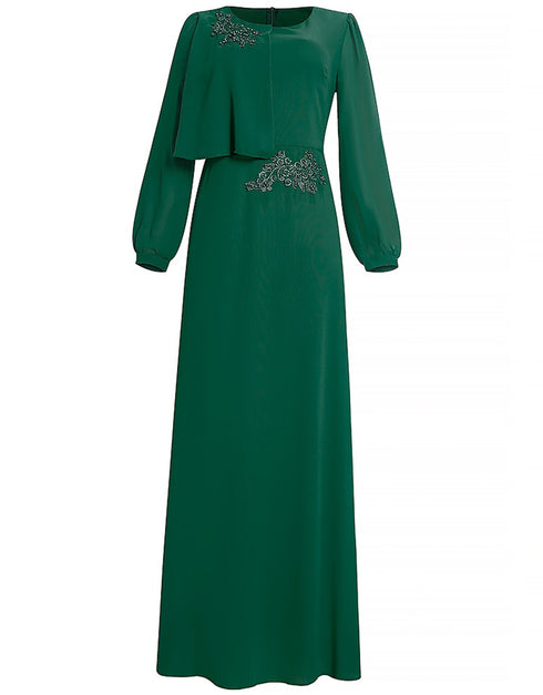 Dashiki African Maxi Dress Long Sleeve Elegant Ladies Clothes 2022
