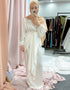 Latest 2 Piece Silky Satin Abaya For Women