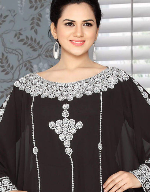Beautiful Farasha Style Kaftan Hand Embroidery