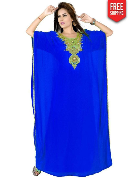 Bright Designer Farasha Kaftan