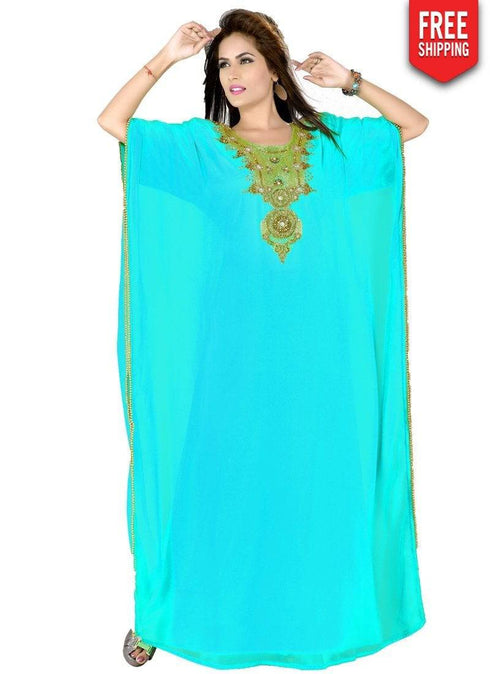 Bright Designer Farasha Kaftan
