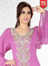 Brilliant Lavender Fashionable Bell Sleeve Farasha