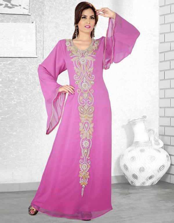Brilliant Lavender Fashionable Bell Sleeve Farasha