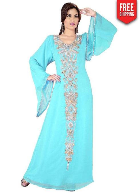 Brilliant Lavender Fashionable Bell Sleeve Farasha