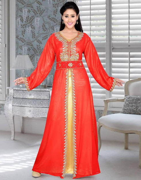 Classy Jacket Style Moroccan Kaftan