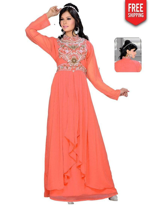 Comfortable Embroidered Kaftan