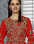Copper Embroidered Kaftans Dress Smart