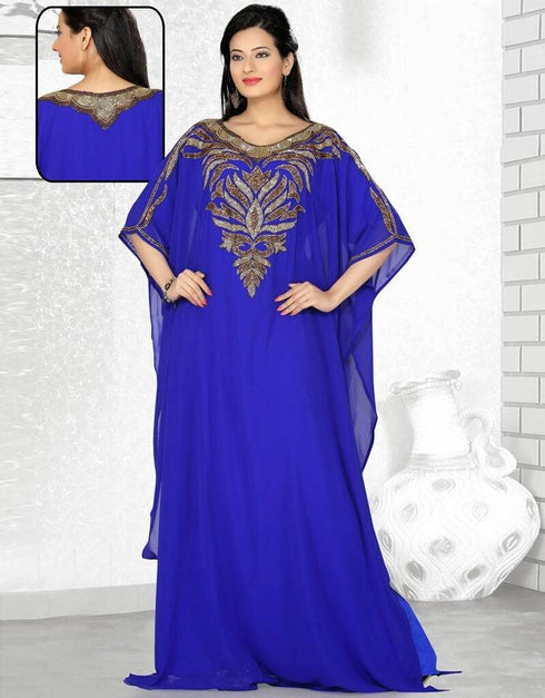 Dazzling Embroidered Designer Kaftan Dress