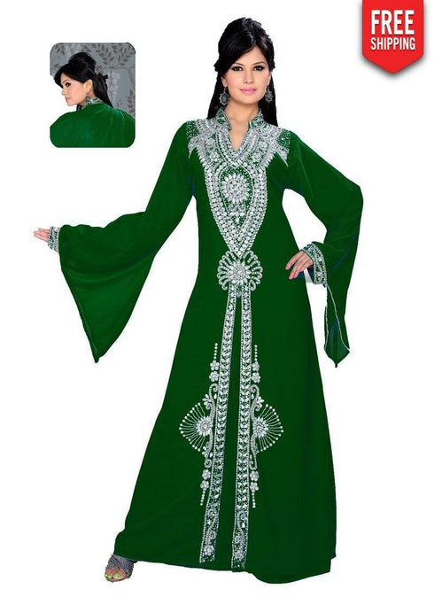 Decorative Jacket Style Kaftan