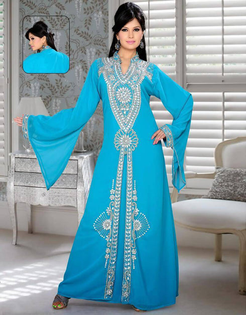 Decorative Jacket Style Kaftan