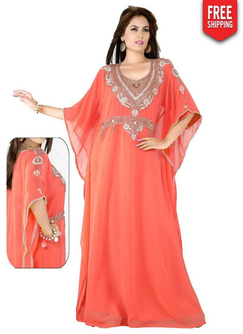 Designer Farasha Kaftan Golden