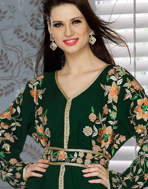 Designer Long Kaftan With Side Cut