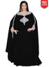 Designer Long Work Sleeve Farasha Style Kaftan With Light Work