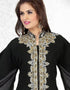 Divine Faux Georgette Bell Sleeves Jacket Style Kaftan